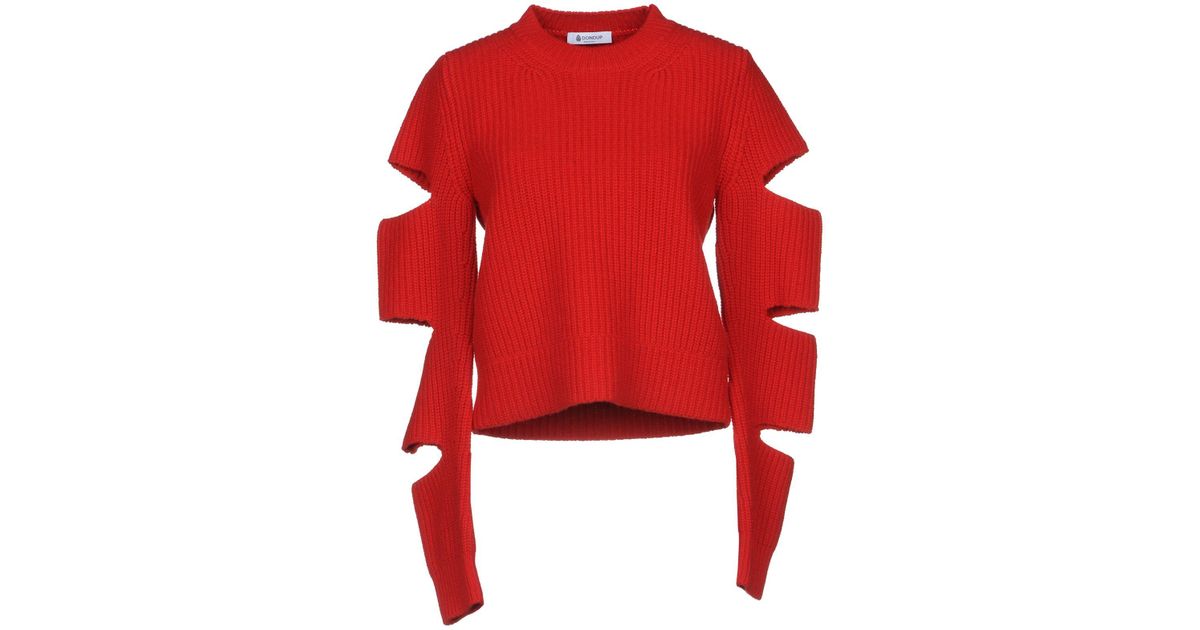 Dondup Wool Sweater in Red - Lyst
