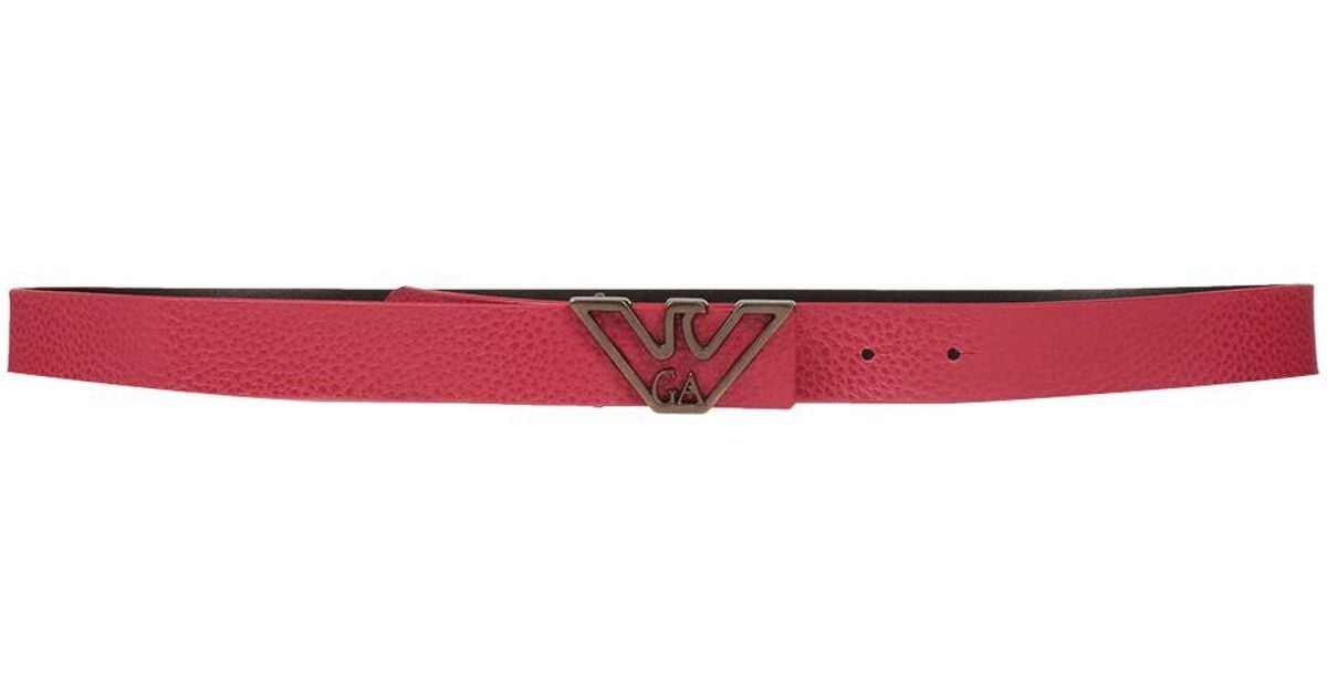 Emporio Armani Red Belt