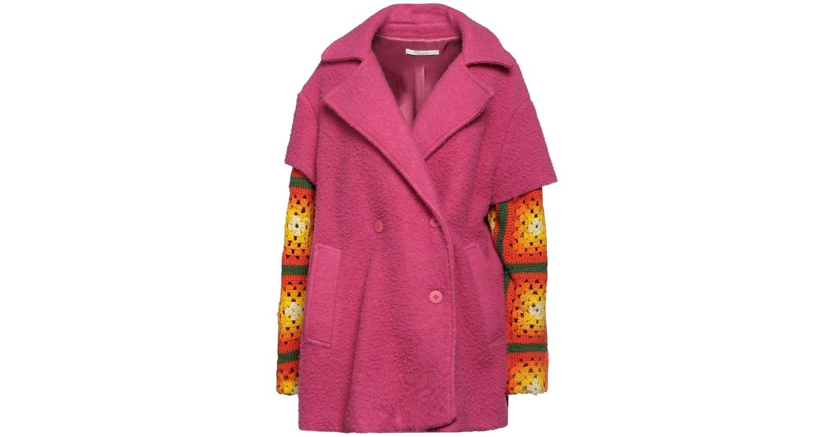 Souvenir Clubbing Coat in Pink Lyst