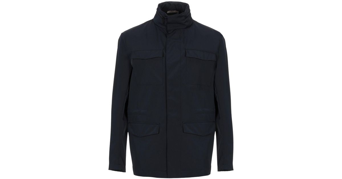 Armani Synthetic Jacket in Dark Blue (Blue) for Men - Lyst
