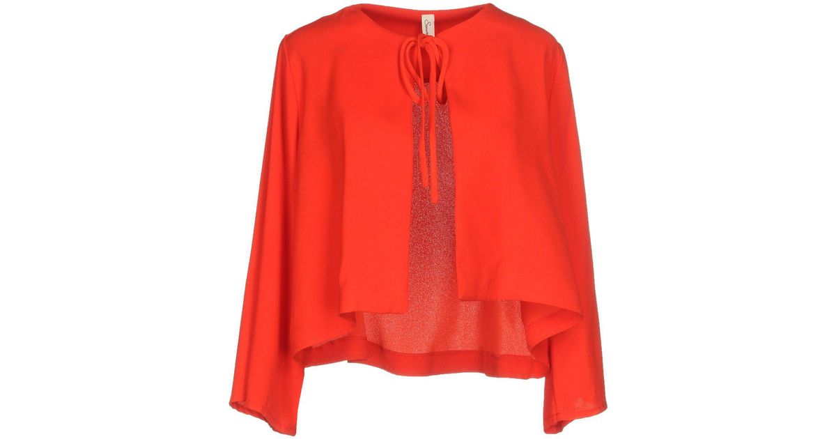 Souvenir Clubbing Synthetic Blazer in Red Lyst