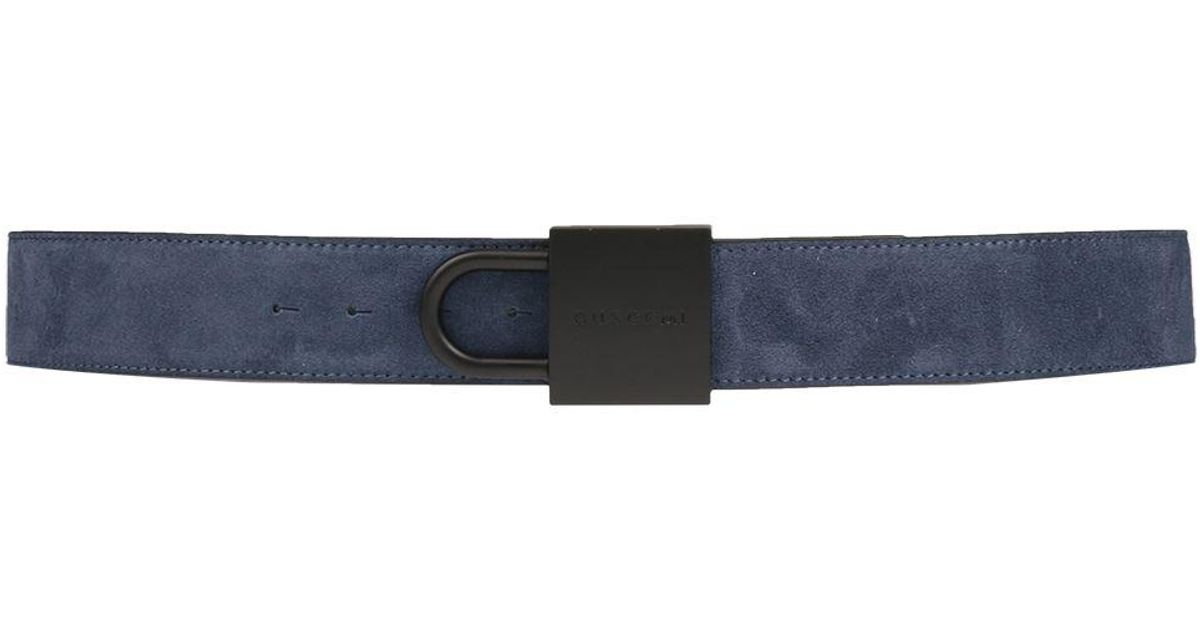 Buscemi Blue Belt for men