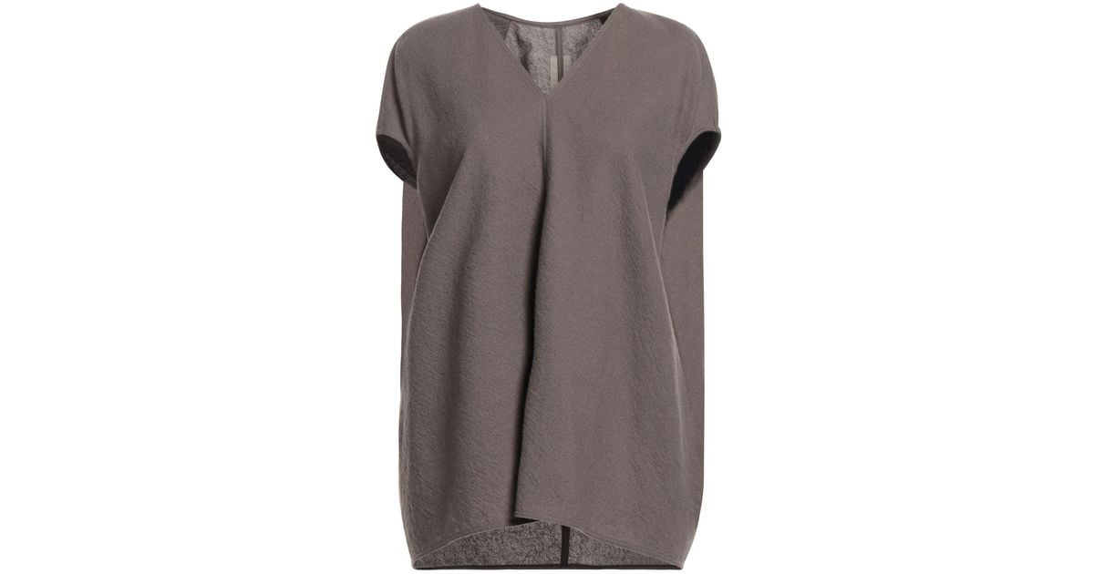 Rick Owens Sweater in Gray | Lyst