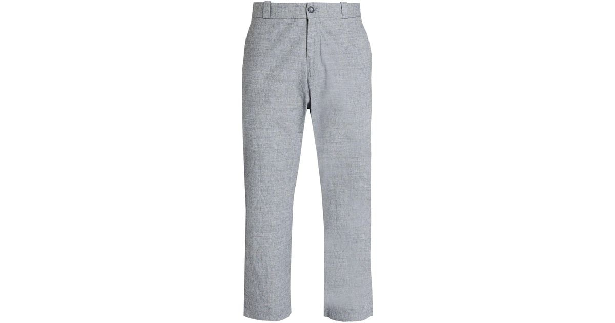 Snow Peak Cropped Trousers in Gray for Men | Lyst