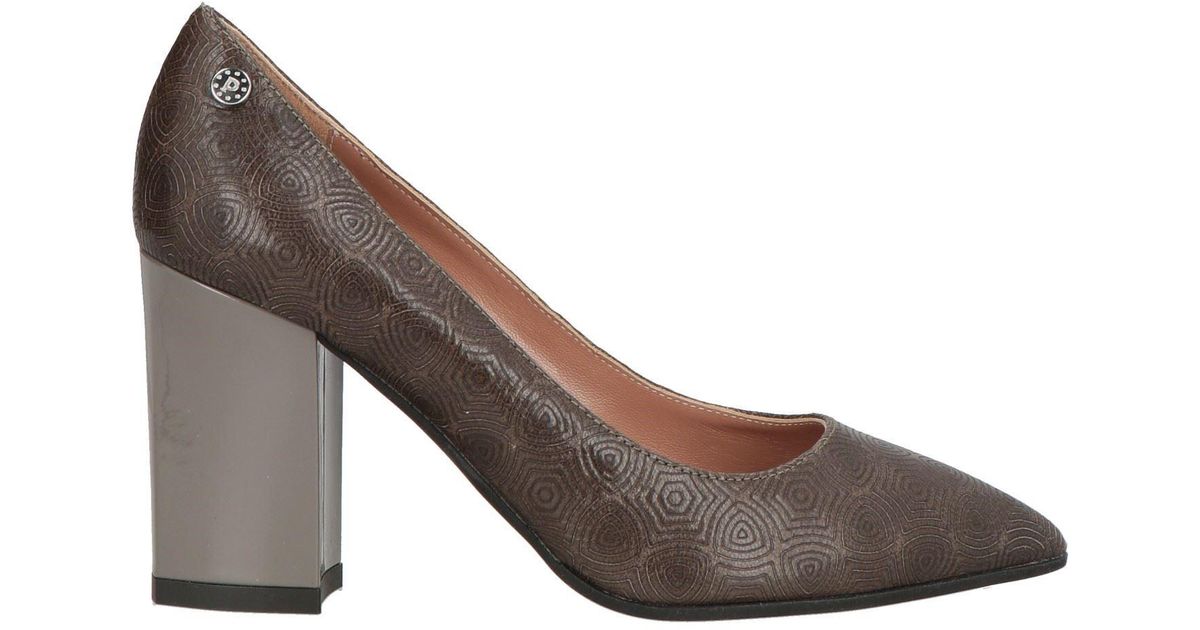 Obuca Pollini Pollini Pumps Leather in Brown | Lyst