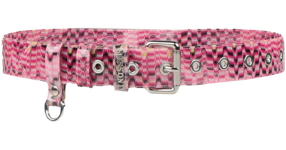Pink Missoni belt Fabric belt in shades of pink. | Missoni main image 3