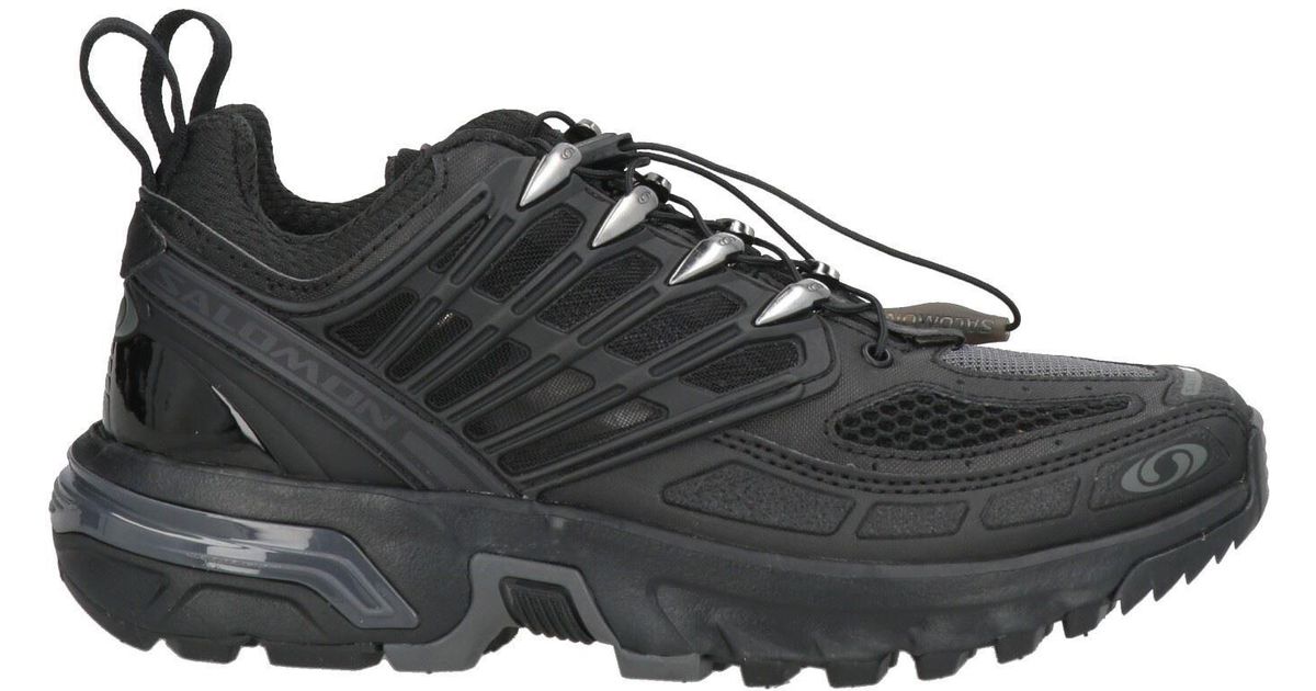 Salomon Sneakers Synthetic Material, Textile Fibers in Black | Lyst