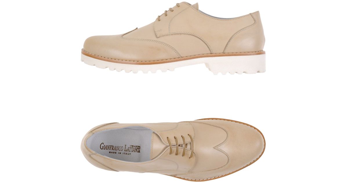 Gianfranco lattanzi Lace-up Shoe in Natural | Lyst