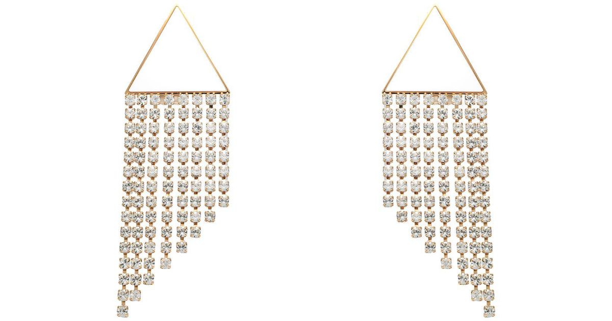 The Attico Earrings in White Lyst Australia