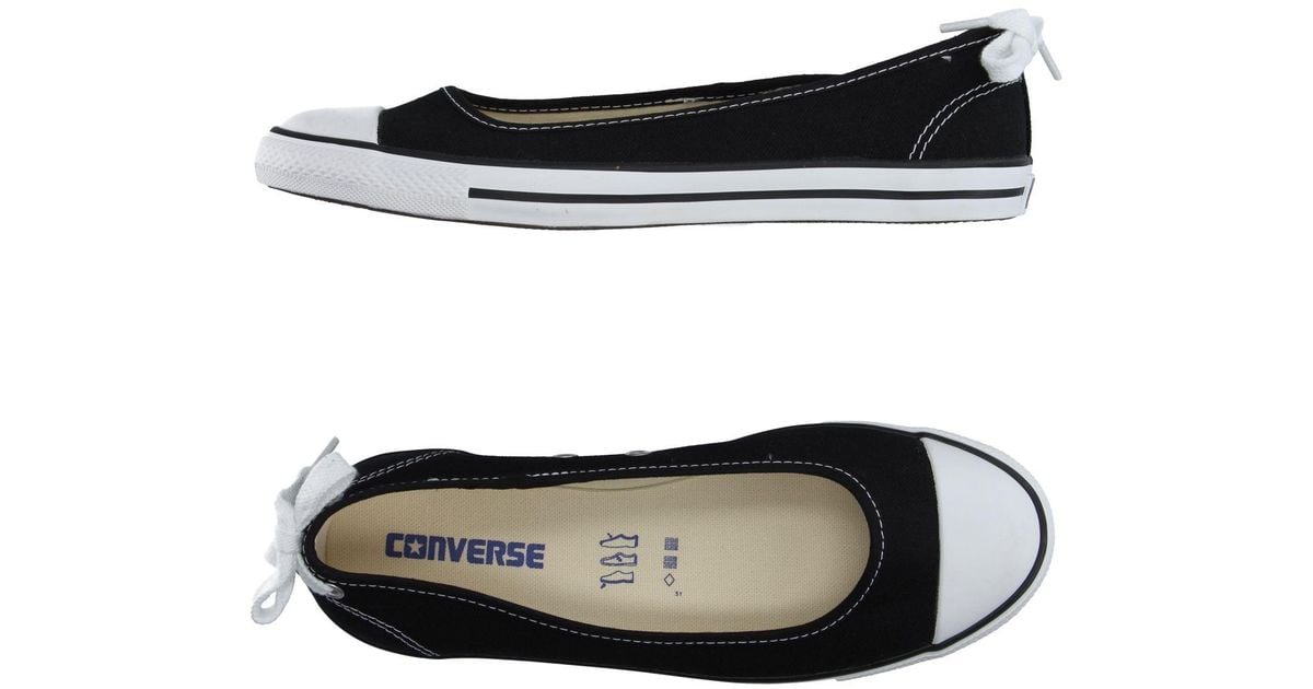 Converse Ballet Flats in Black | Lyst