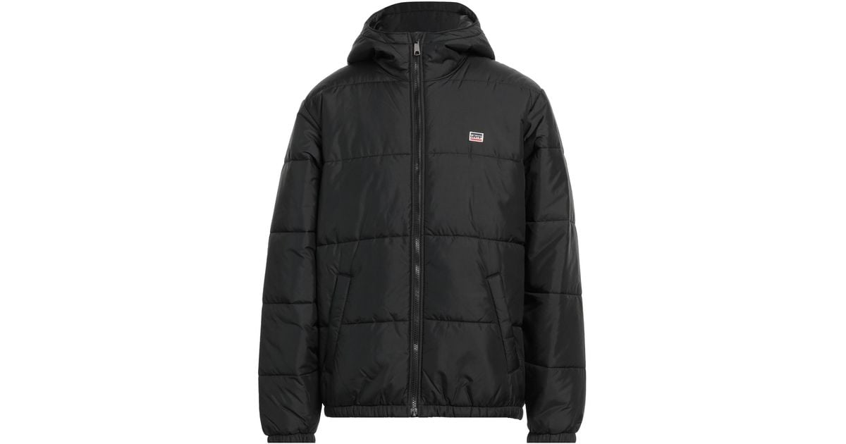 Levi s Down Jacket in Black for Men Lyst UK