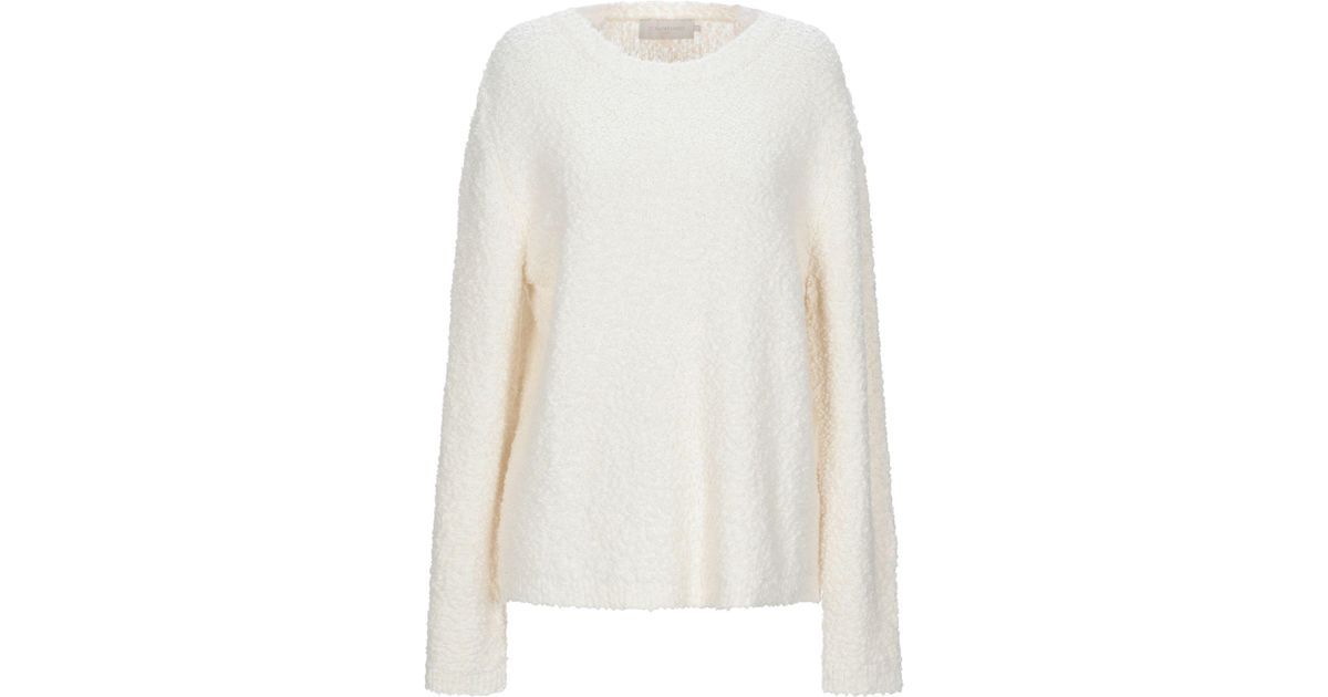 L'Autre Chose Wool Jumper in Ivory (White) - Lyst