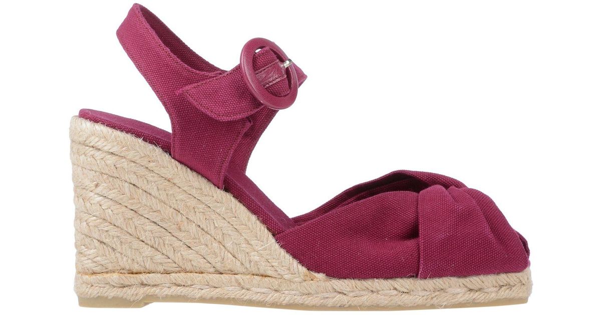 castaner red espadrilles