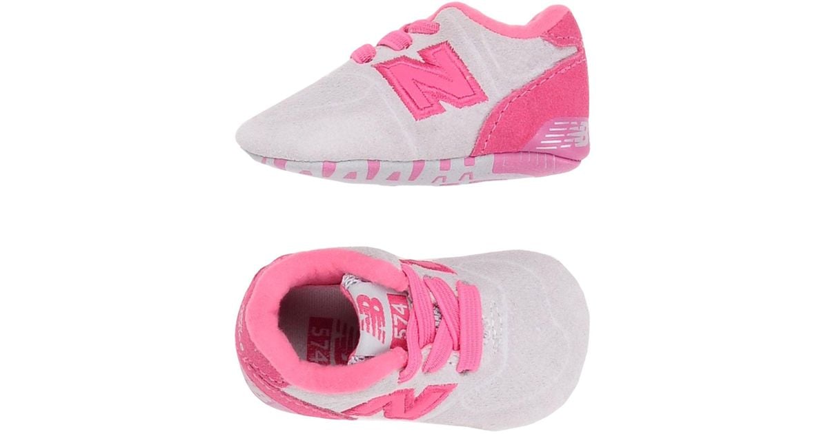 New Balance Leather Newborn Shoes in 