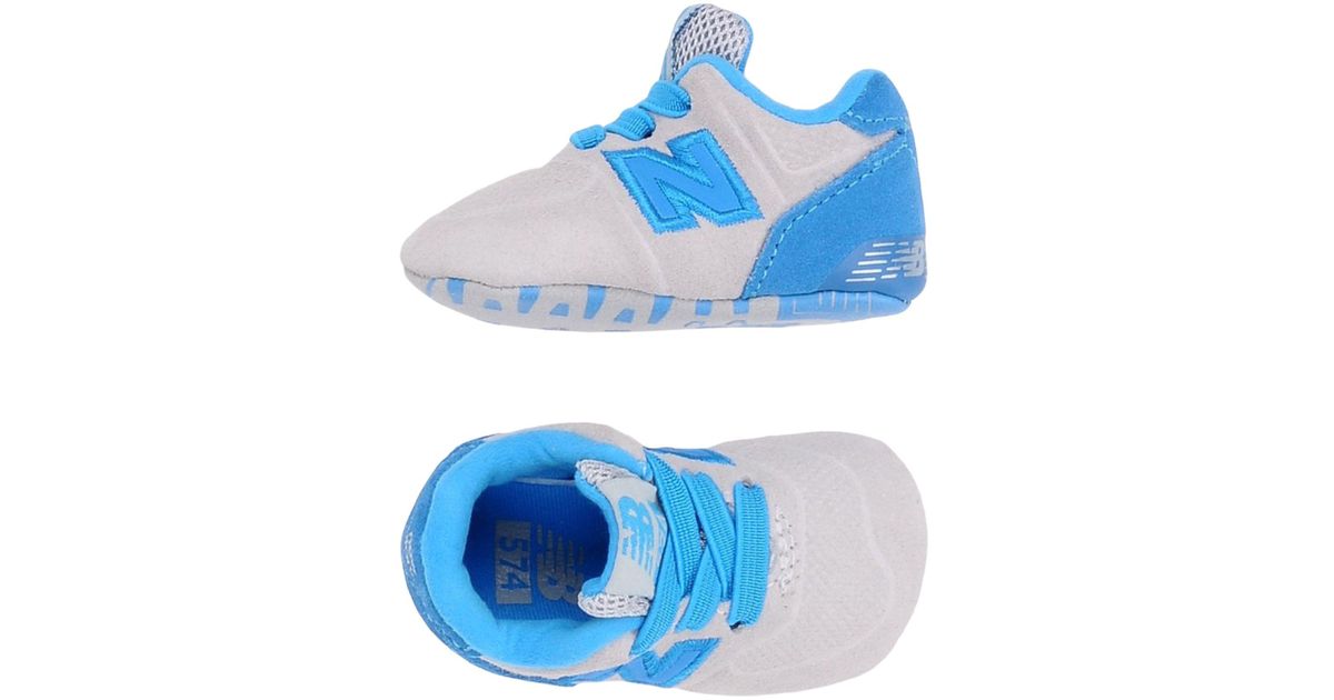 New Balance Leather Newborn Shoes in 