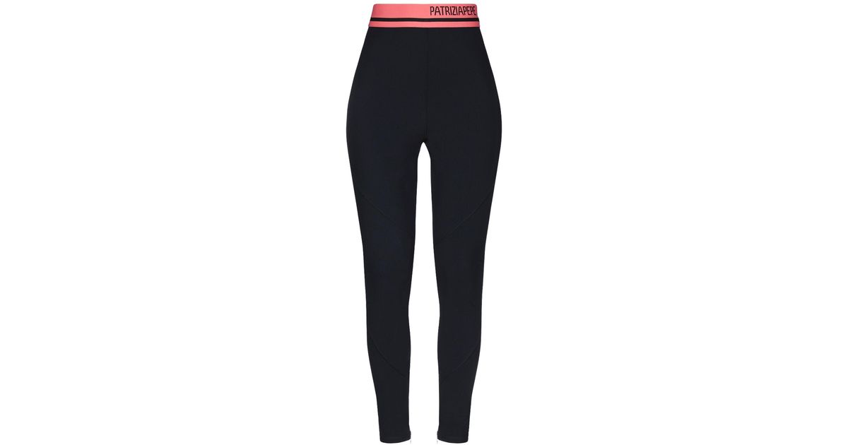 Patrizia Pepe Synthetic Leggings in Black | Lyst Australia
