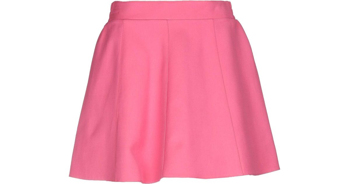 RED Valentino Mini Skirt in Fuchsia (Pink) - Lyst