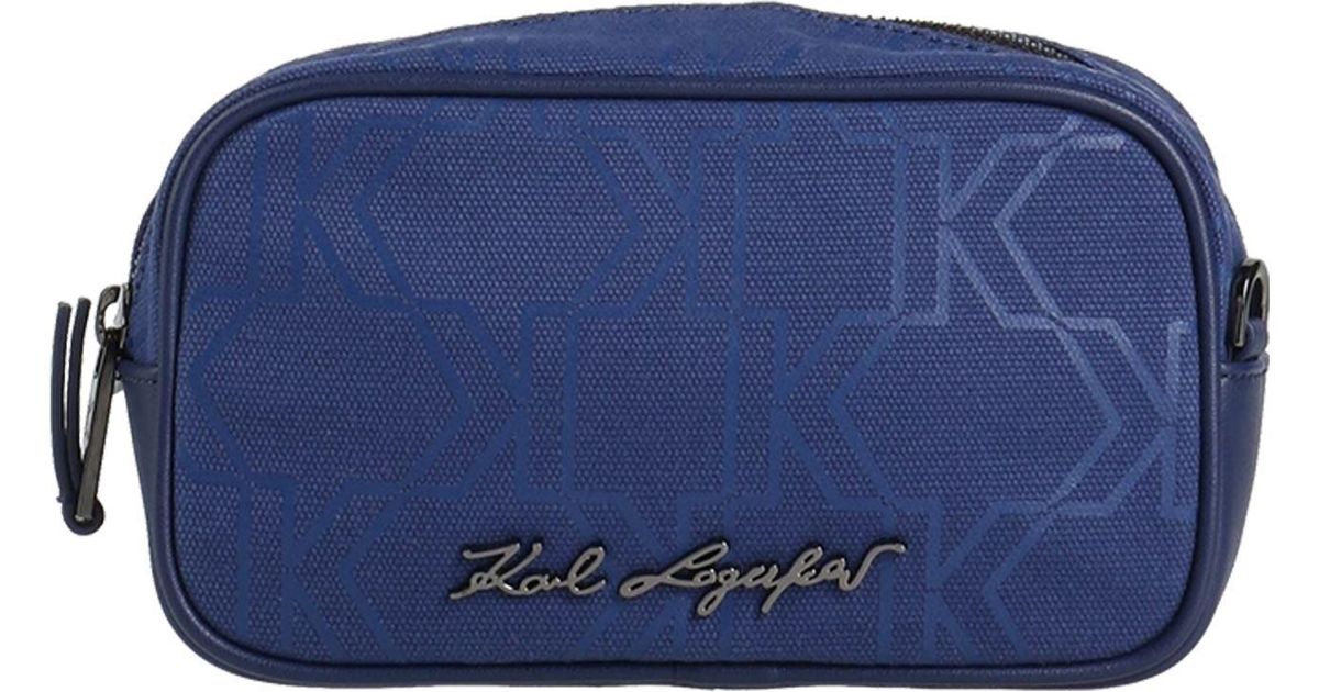 Karl Lagerfeld Shoulder Bag in Blue Lyst UK
