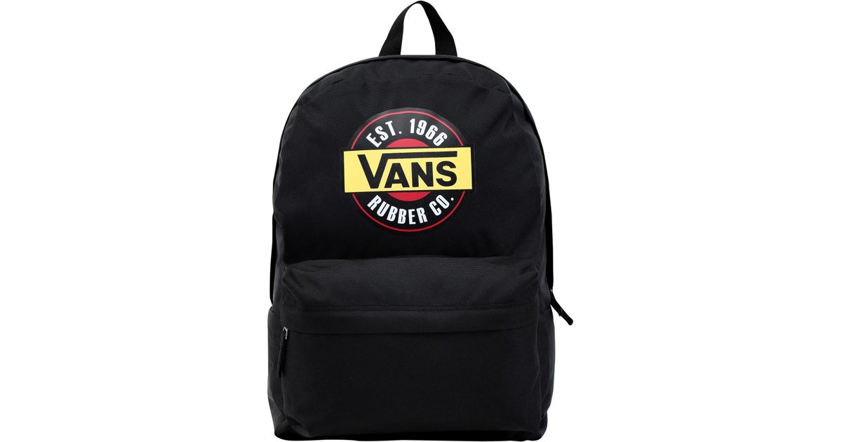 vans rubber co backpack