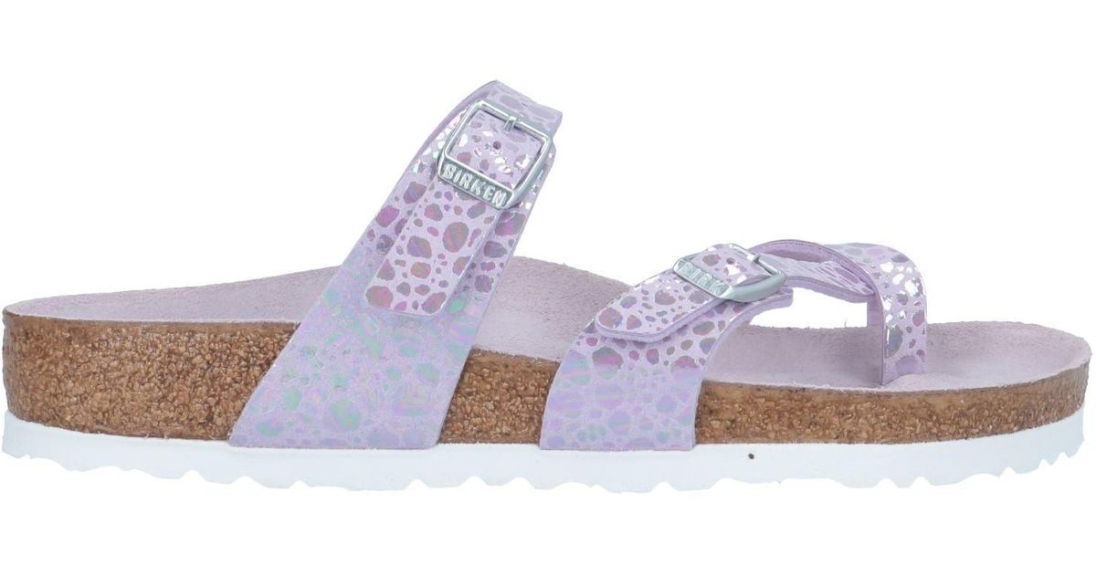 birkenstock lilac sandals