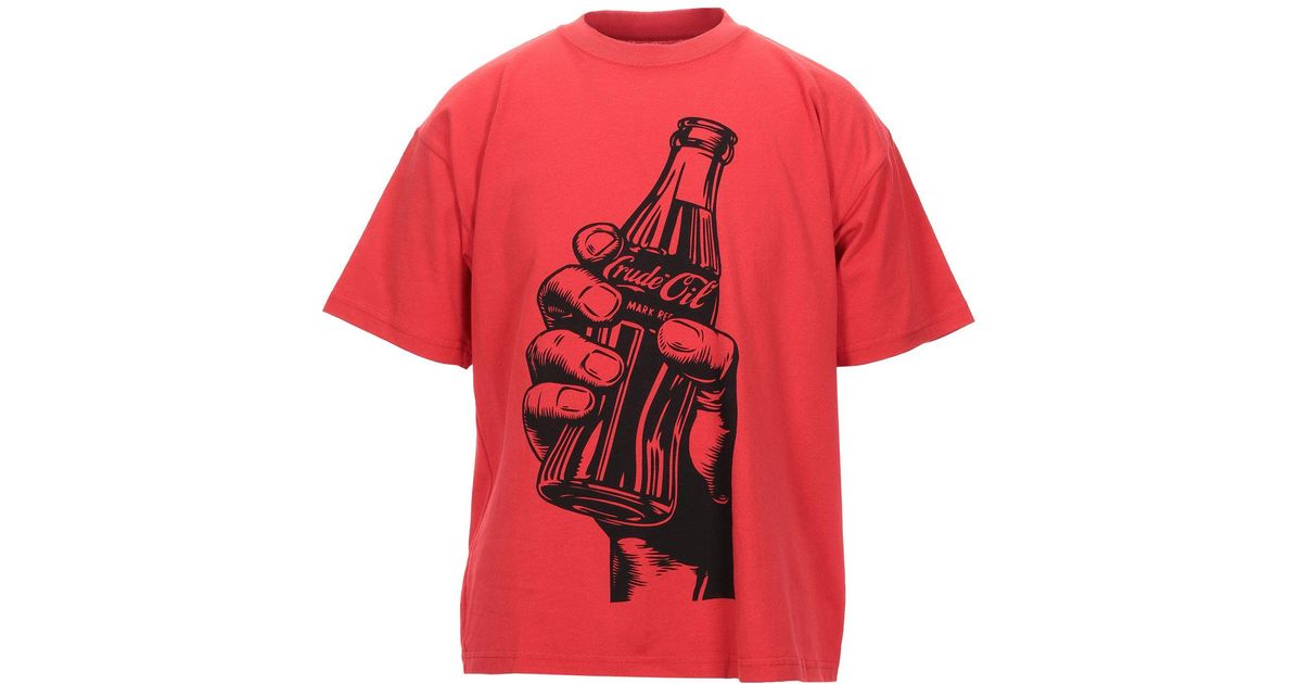 Obey Synthetic T-shirt in Red for Men - Lyst