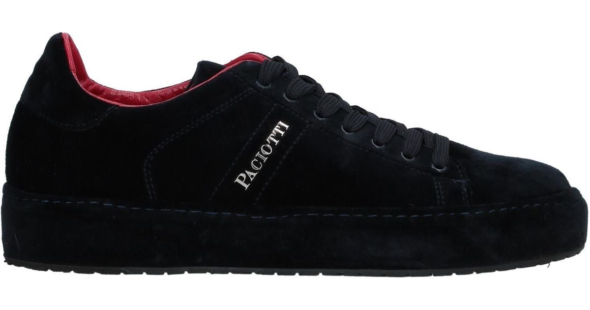 Cesare Paciotti Velvet Lowtops & Sneakers in Dark Blue (Blue) Lyst