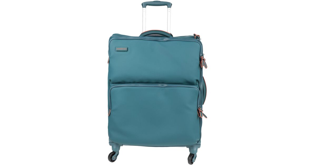 Mandarina Duck Wheeled Luggage in Deep Jade (Blue) Lyst