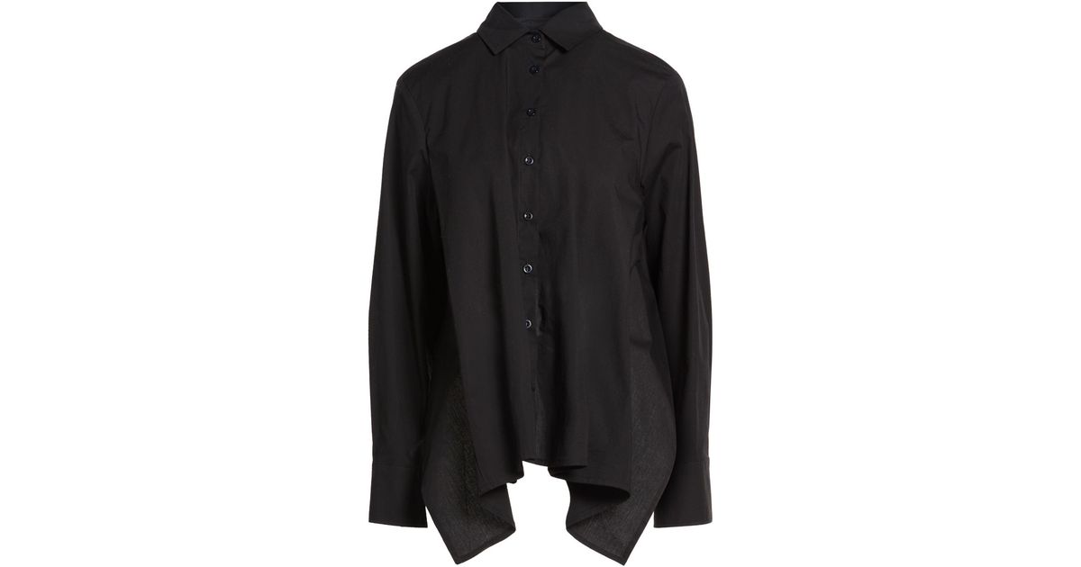 Alpha Studio Shirts in Black | Lyst