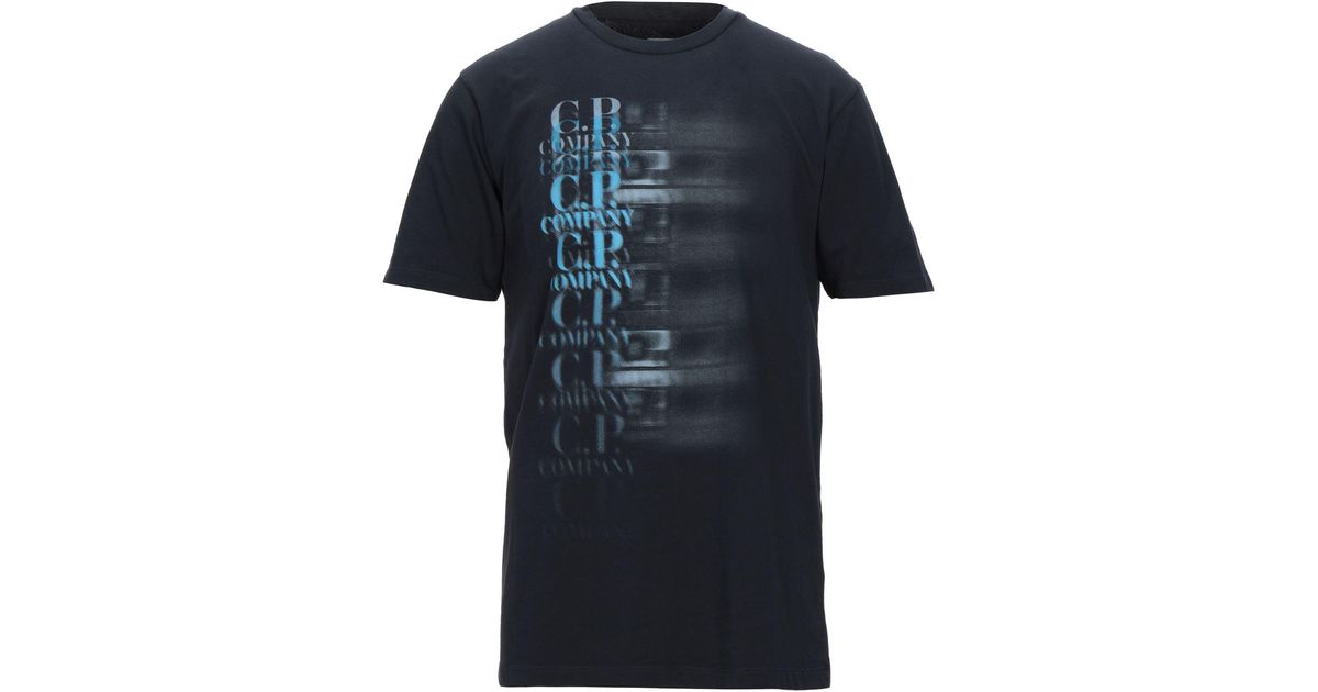C P Company Baumwolle T Shirts In Blau Fur Herren Lyst