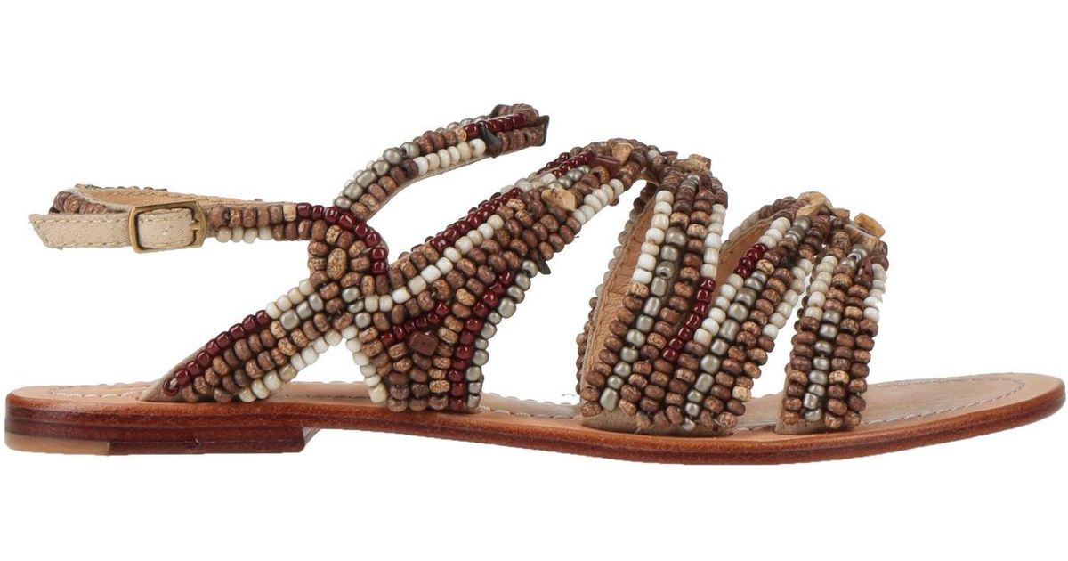 Maliparmi Sandals in Brown | Lyst UK