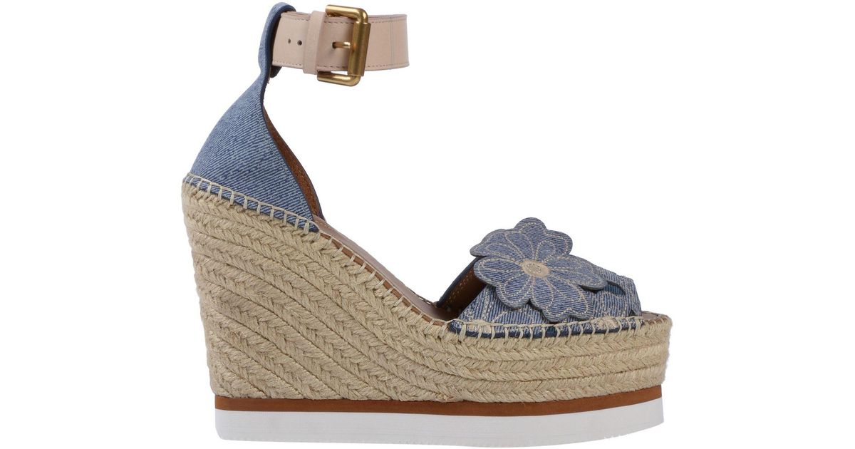see by chloe denim shoes