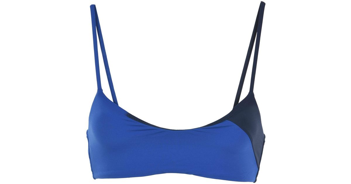 Heidi Klum Synthetic Bikini Top in Blue - Lyst