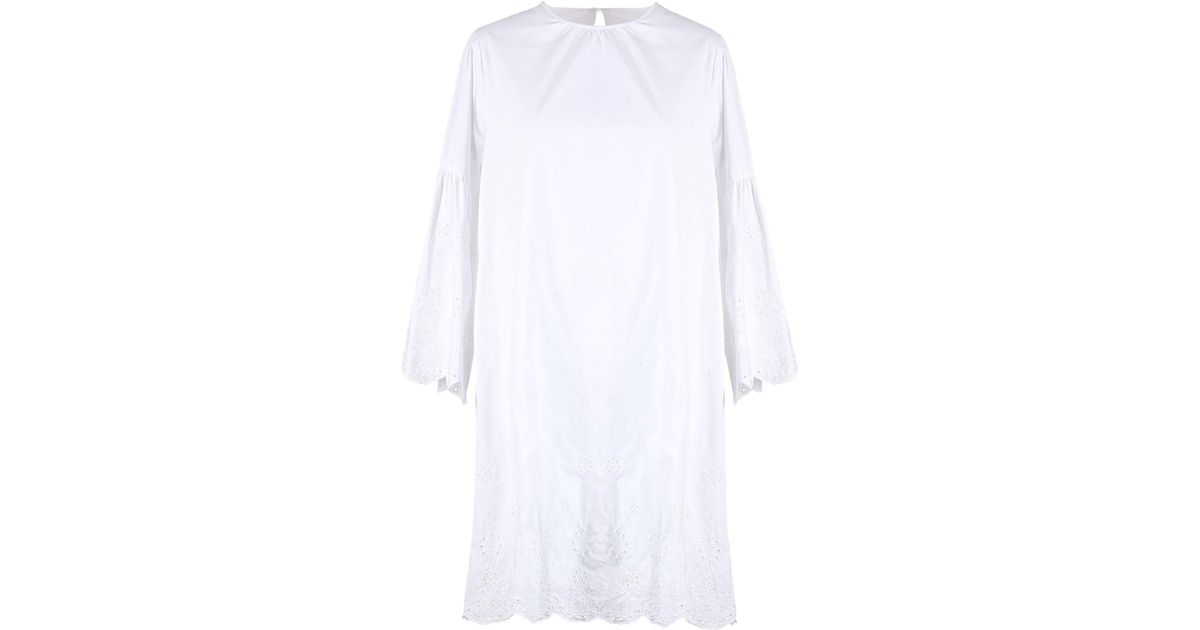 MICHAEL Michael Kors Lace Short Dress in White - Lyst