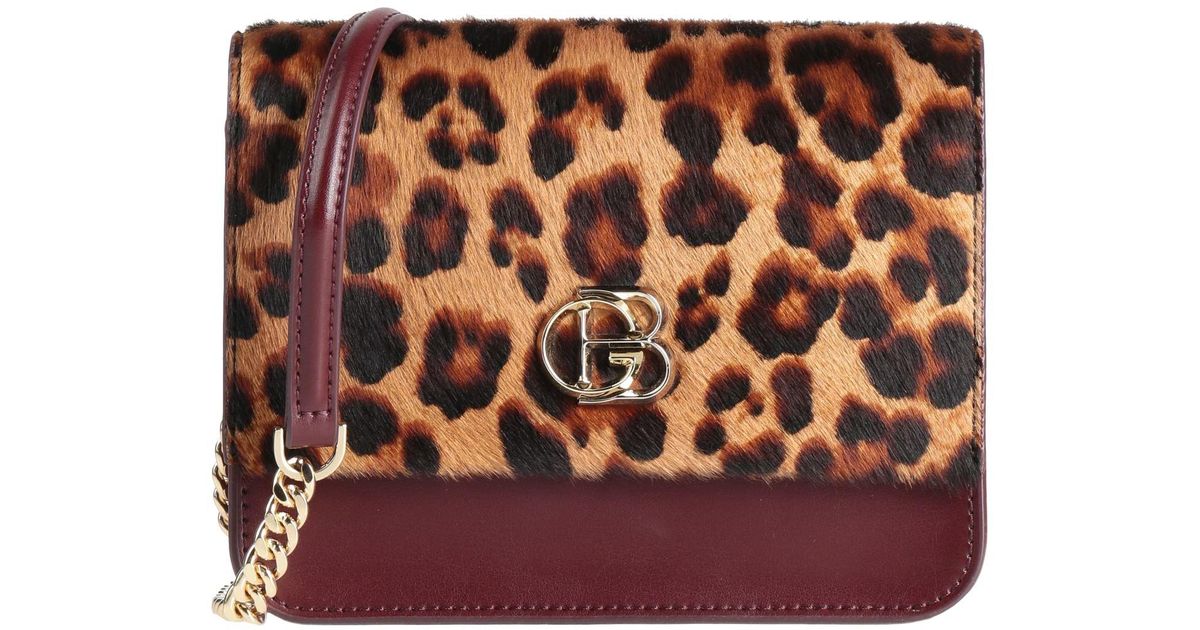Baldinini Trend Brown Cowhide Crossbody Bag
