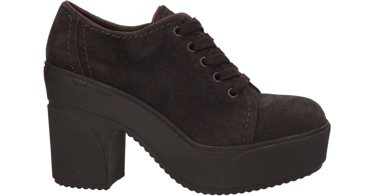 See By Chloé Lace-up Shoes in Black | Lyst