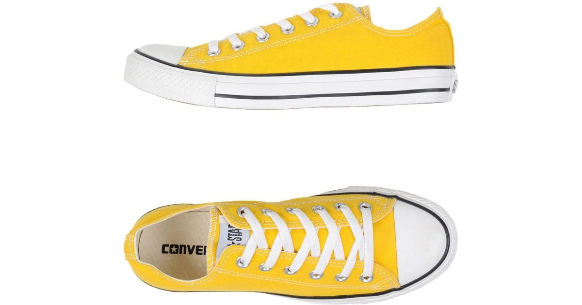 converse low top yellow