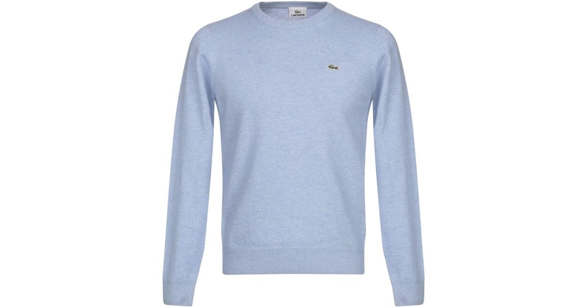 lacoste blue sweater