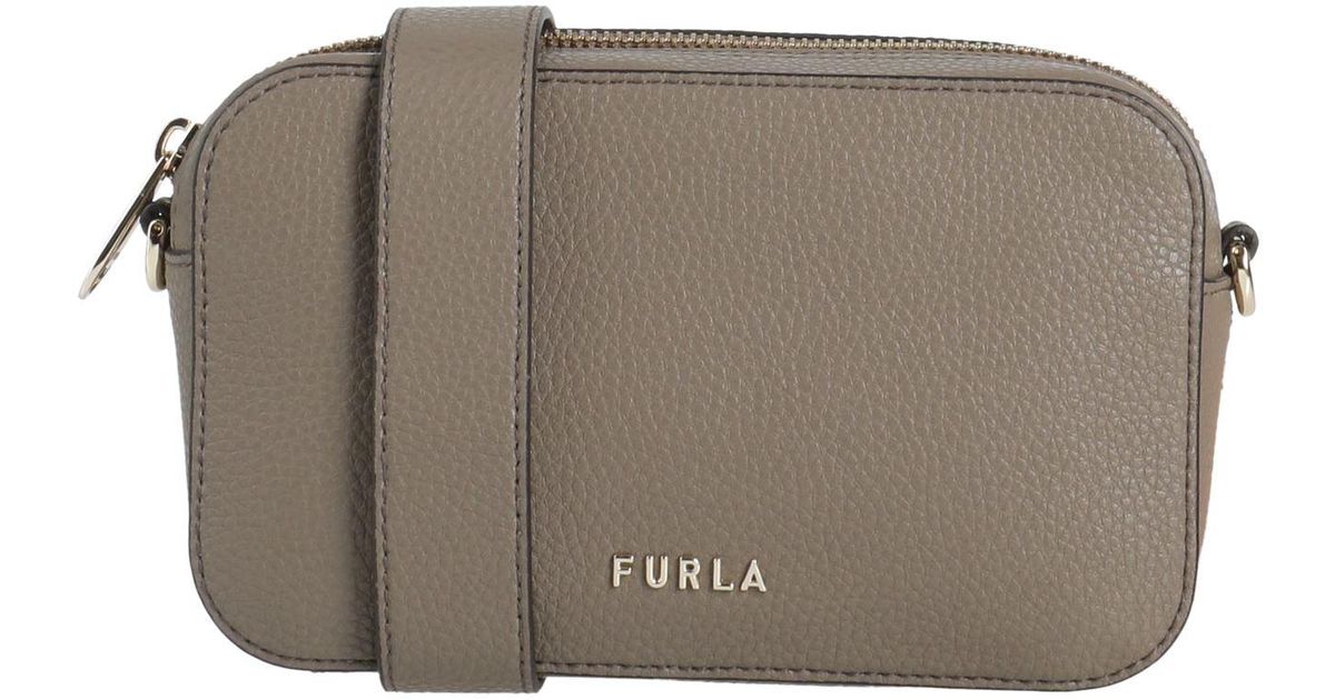 Yoox Code Furla Cross-Body Bag in Grey | Lyst UK