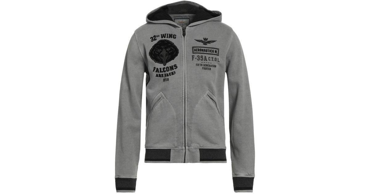 Aeronautica Militare Sweatshirt in Gray for Men | Lyst