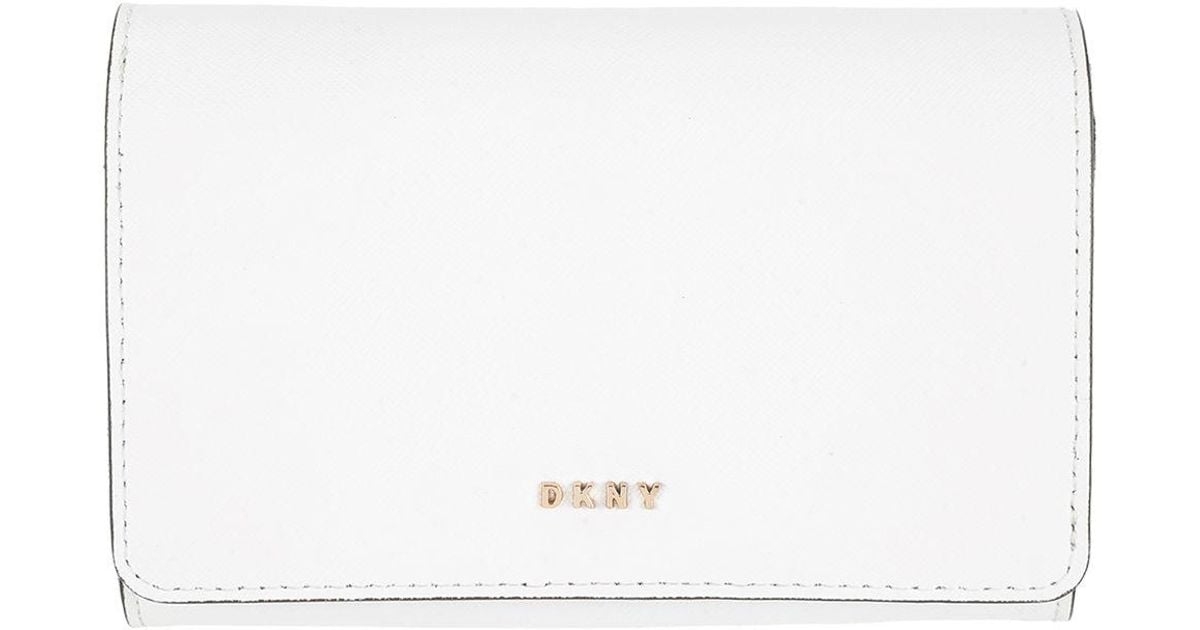 DKNY Leather Wallet in White Lyst