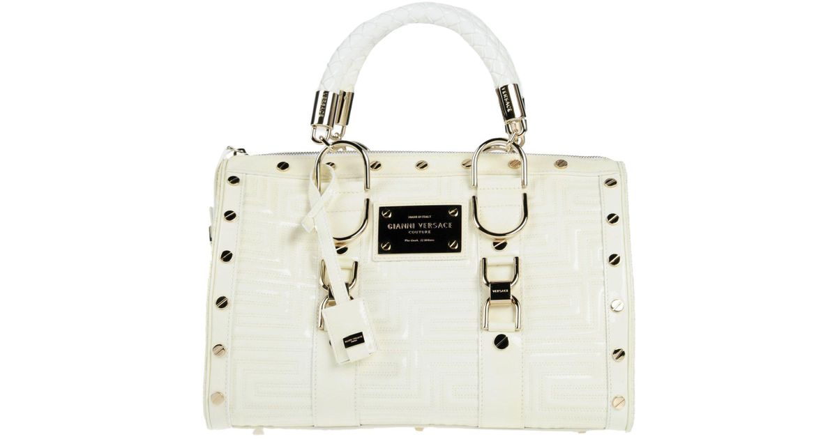 Gianni Versace Couture White Handbag