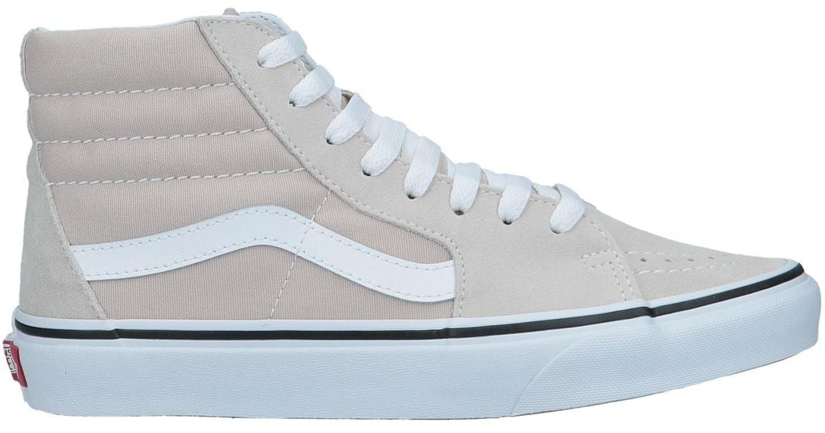 Vans Leather High-tops & Sneakers in Beige (Natural) - Lyst