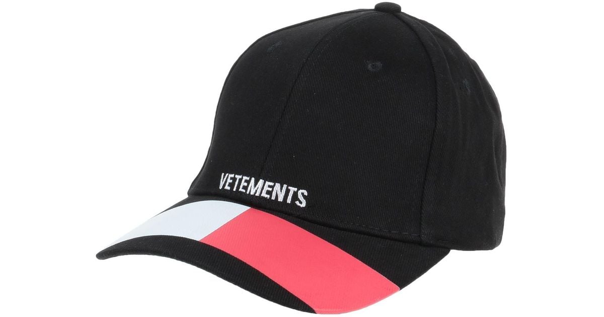 Vetements Hat in Black for Men | Lyst UK
