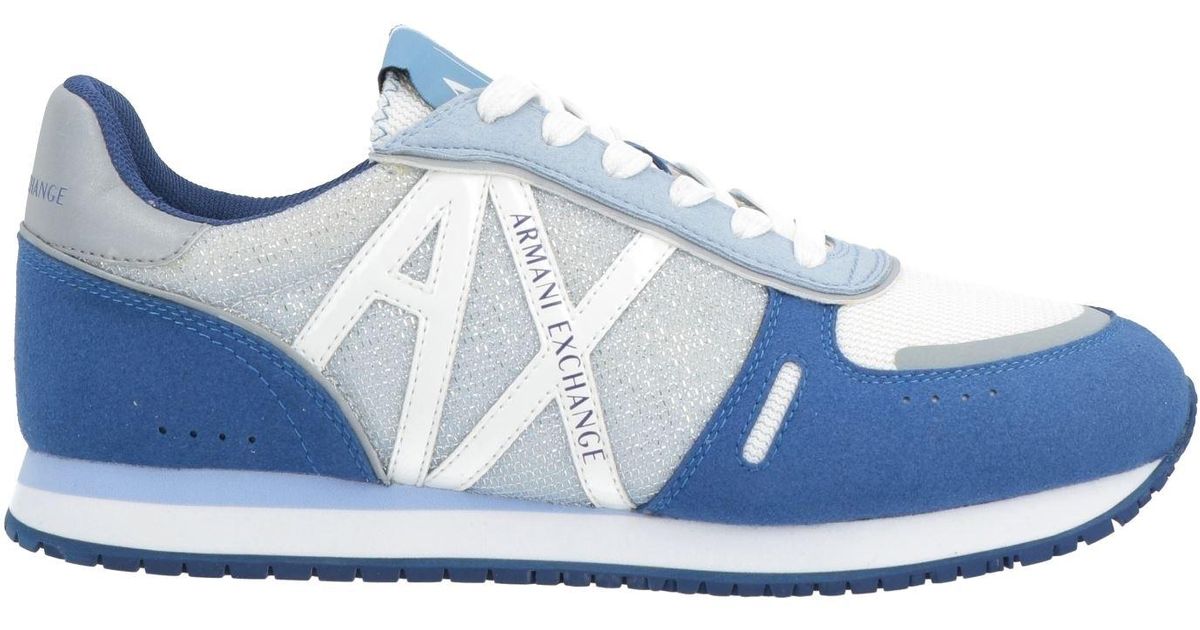 Armani Exchange Trainers in Blue | Lyst