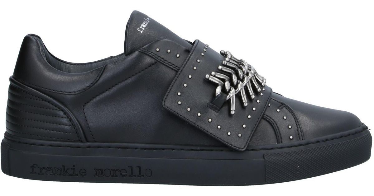 Frankie Morello Leather Low-tops & Sneakers in Black - Lyst