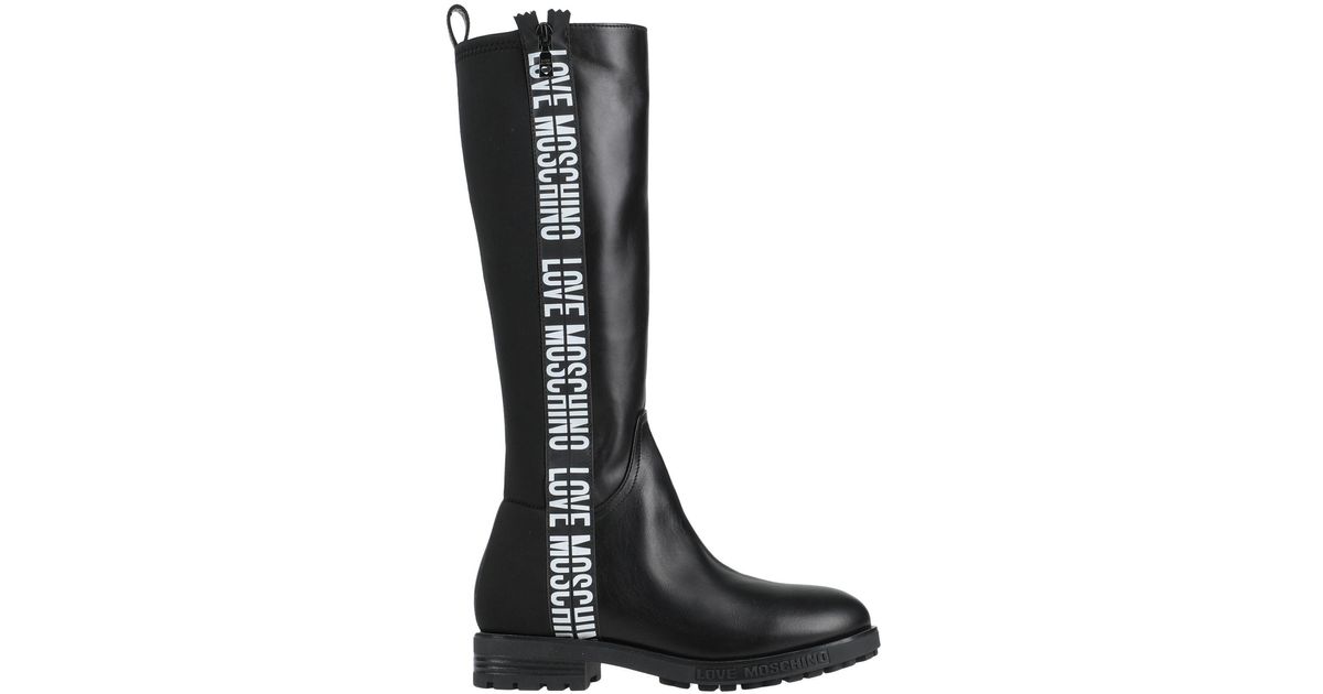 love moschino over the knee boots