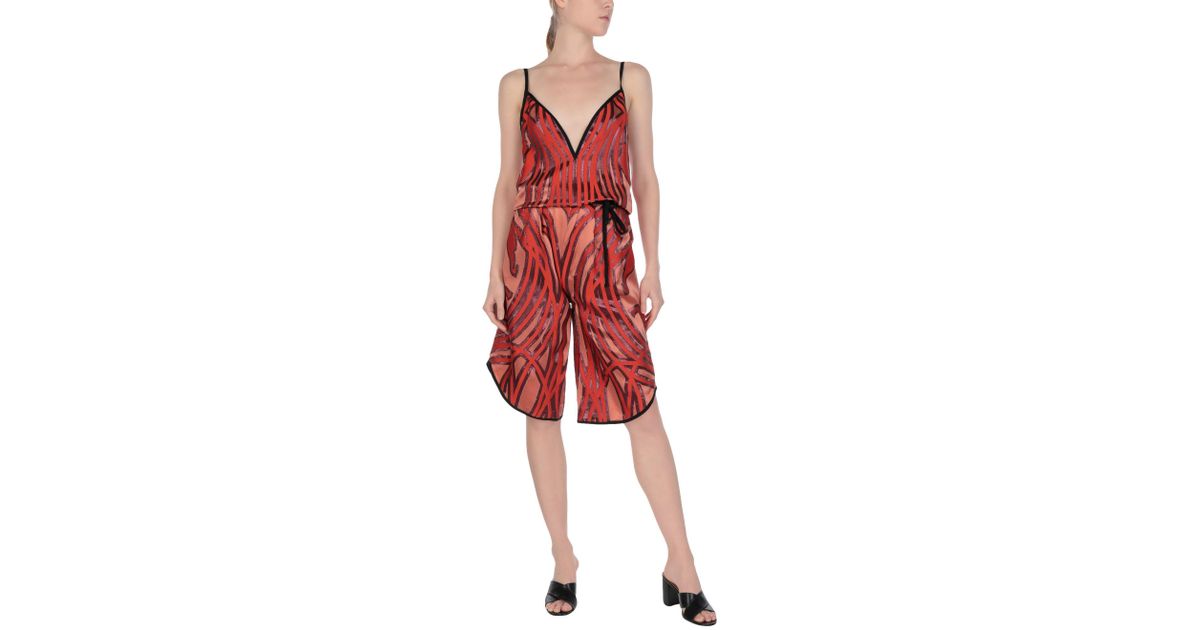 gucci red jumpsuit