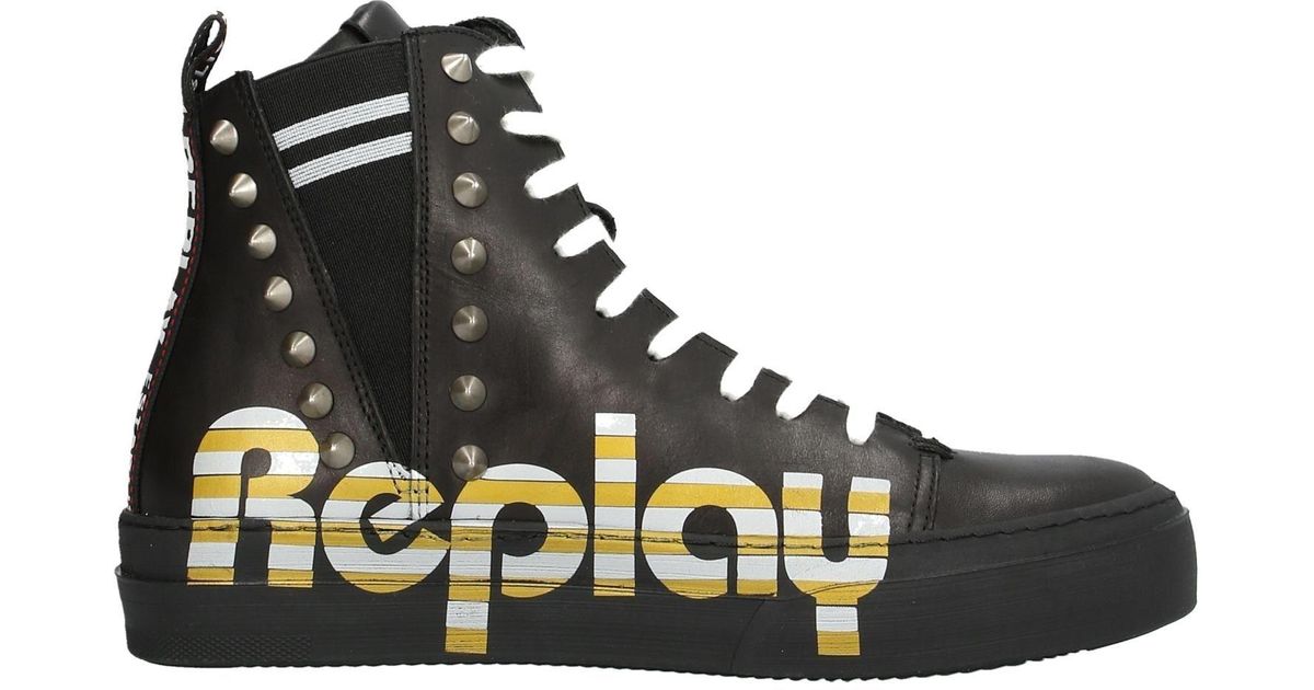 replay high top sneakers