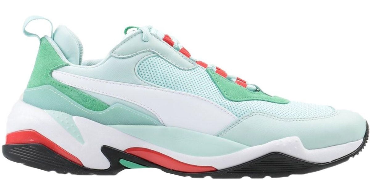 puma white and green
