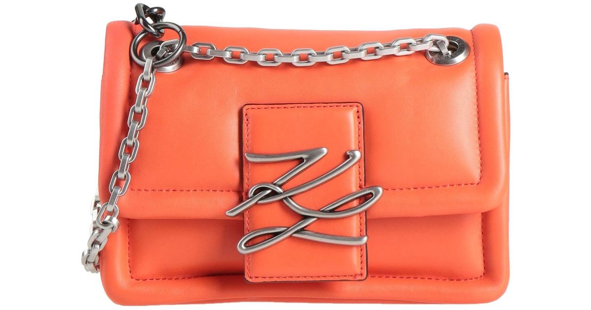 Karl Lagerfeld Crossbody Bag in Orange Lyst